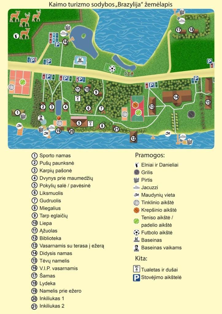 Brazylija Vip Vasarnamis Villa Kryliai Ngoại thất bức ảnh